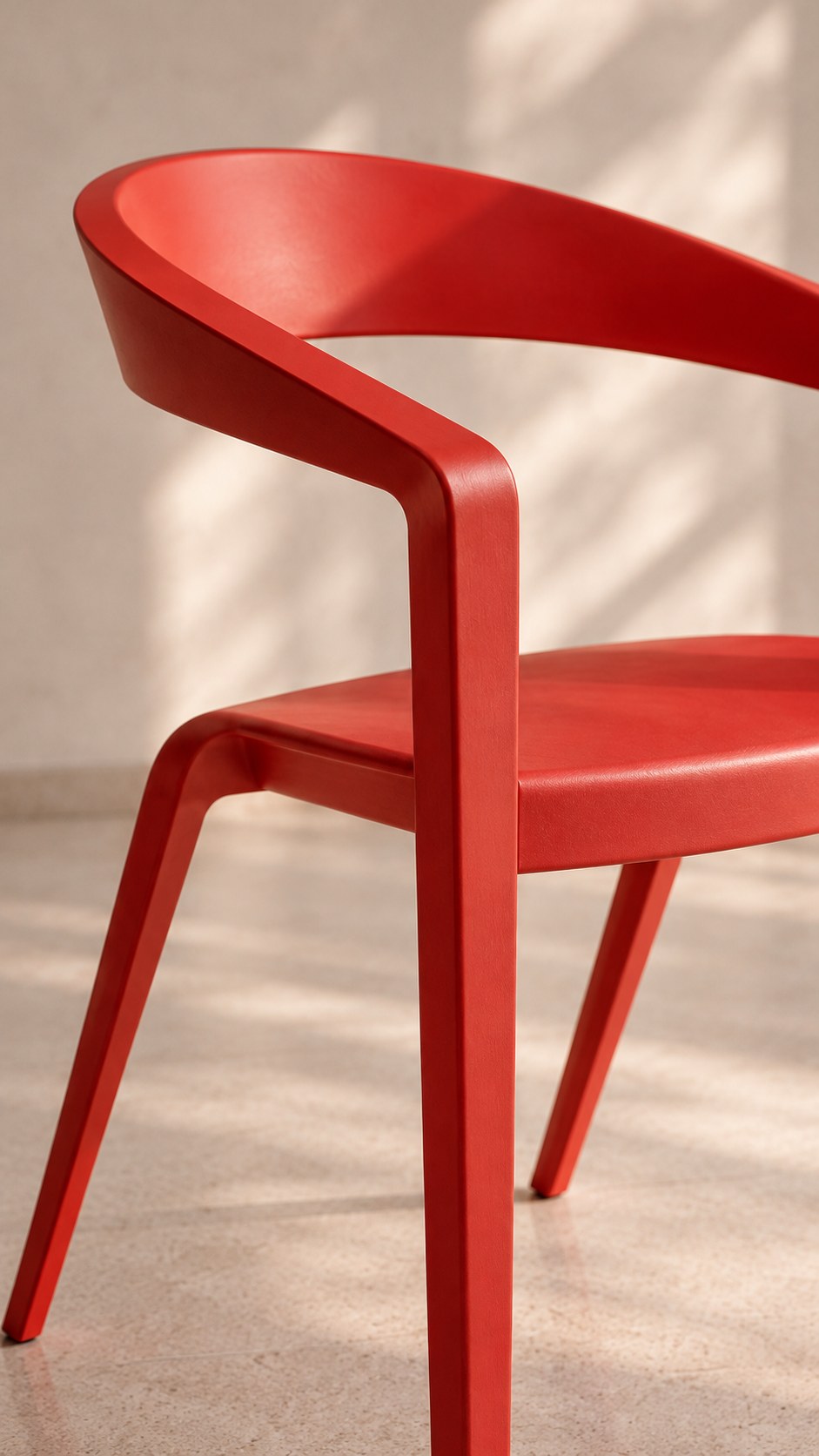 Cadeira ICZero Vermelha – detalhe