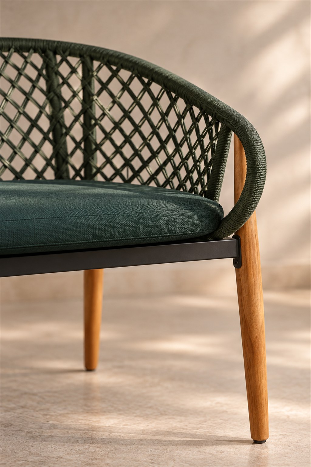 Cadeira Samoa Verde – detalhe