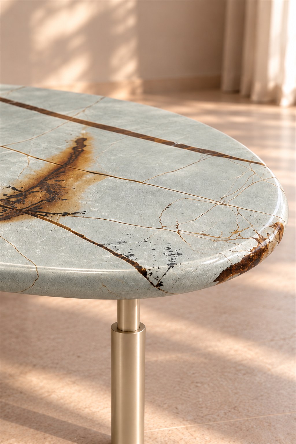 Mesa de Centro Eris Pedra – detalhe