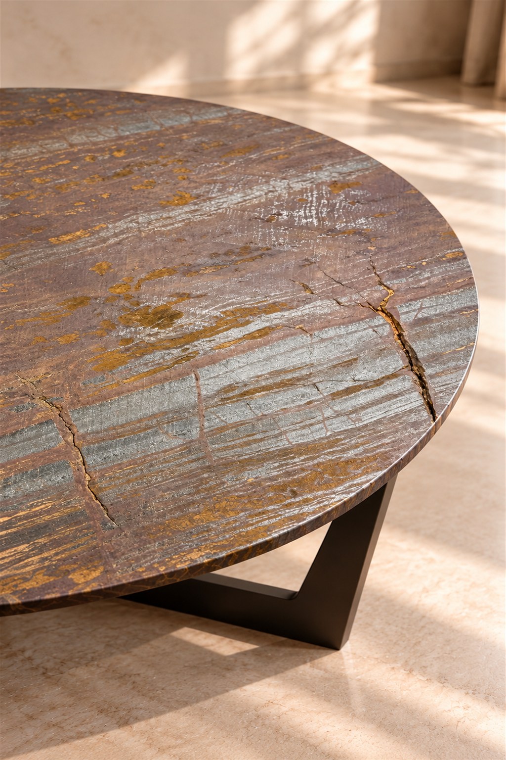Mesa de Centro Lunar – detalhe
