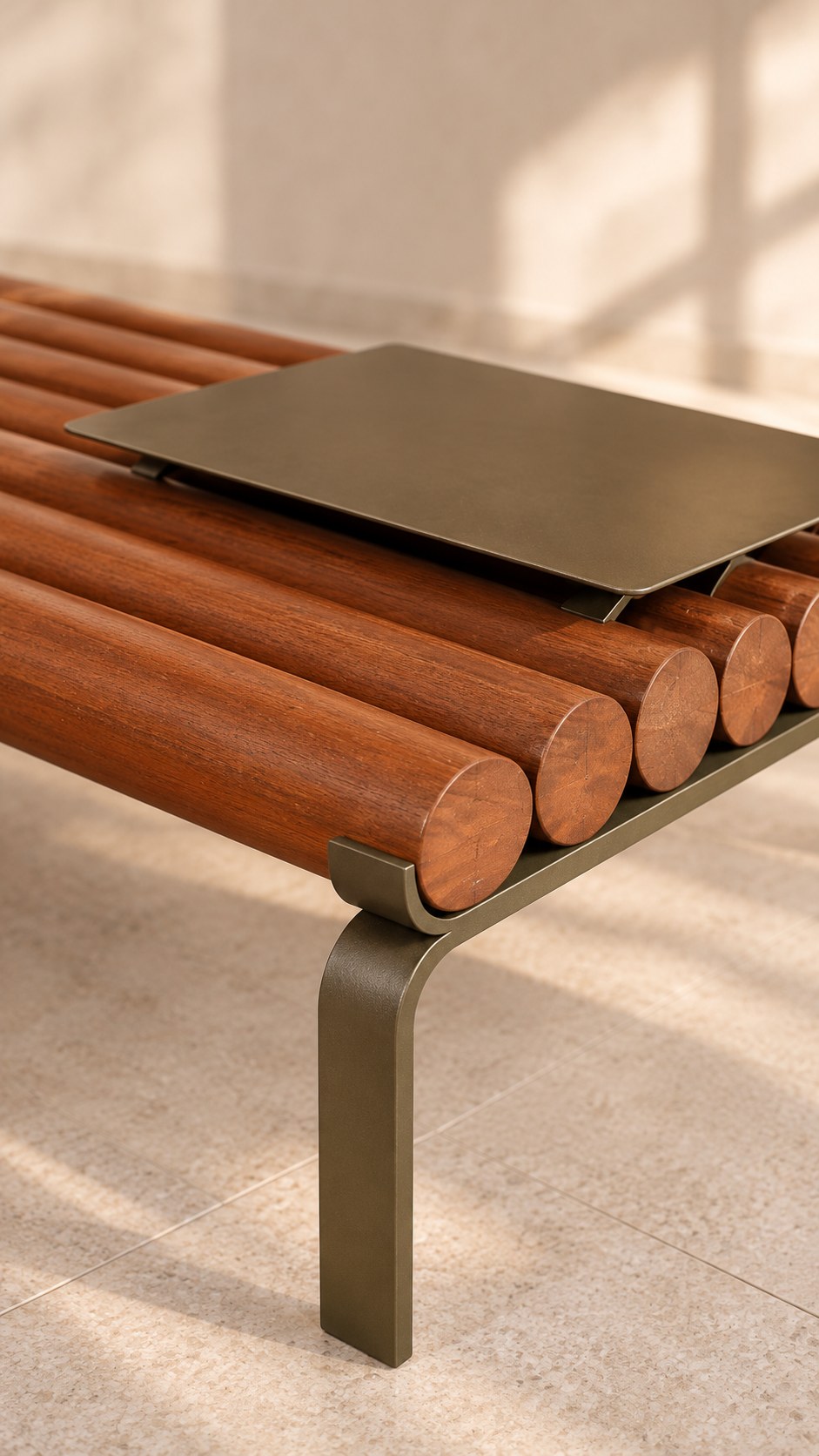 Mesa de Centro Toras – detalhe