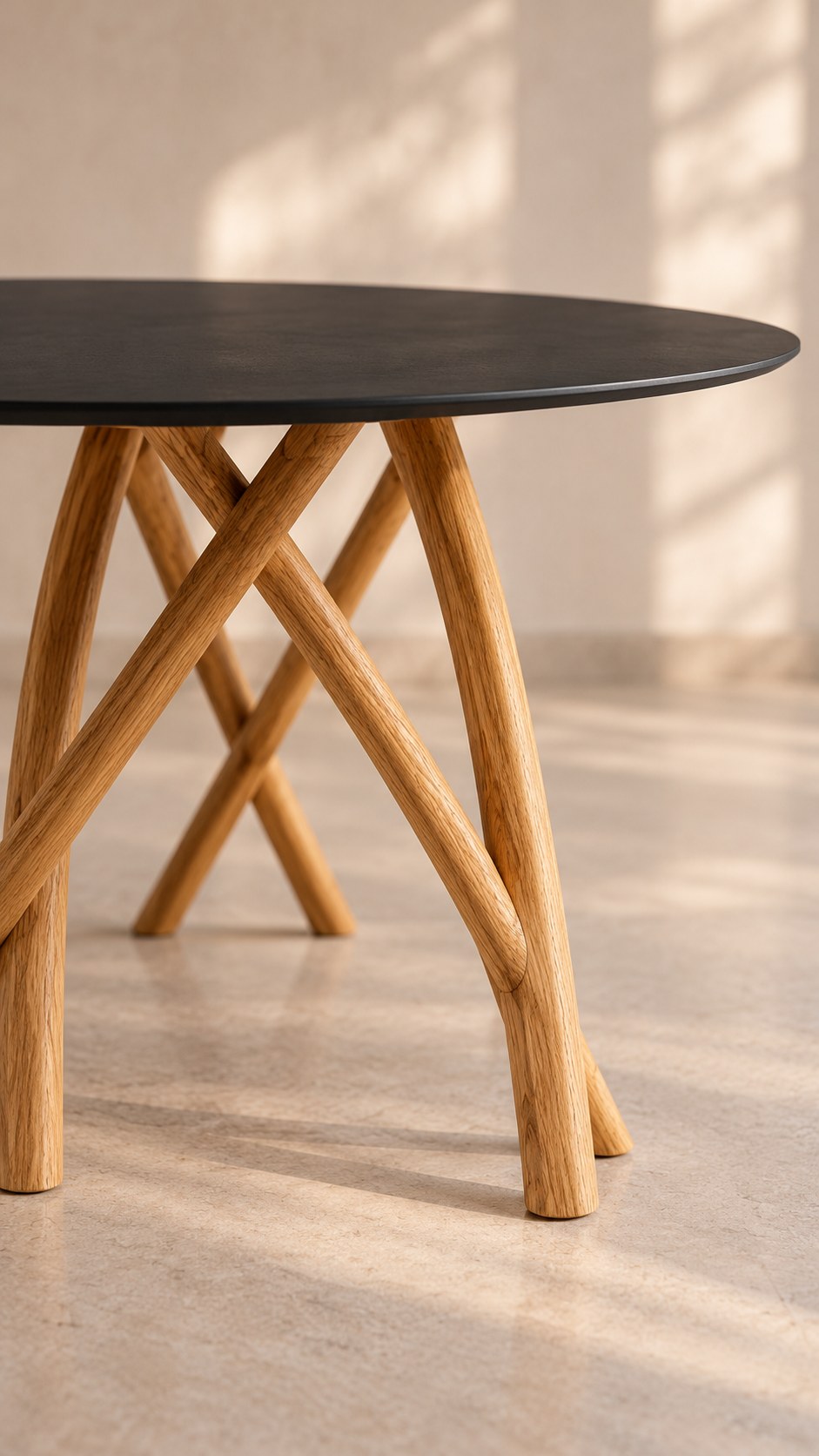 Mesa de Jantar Cruzada – detalhe