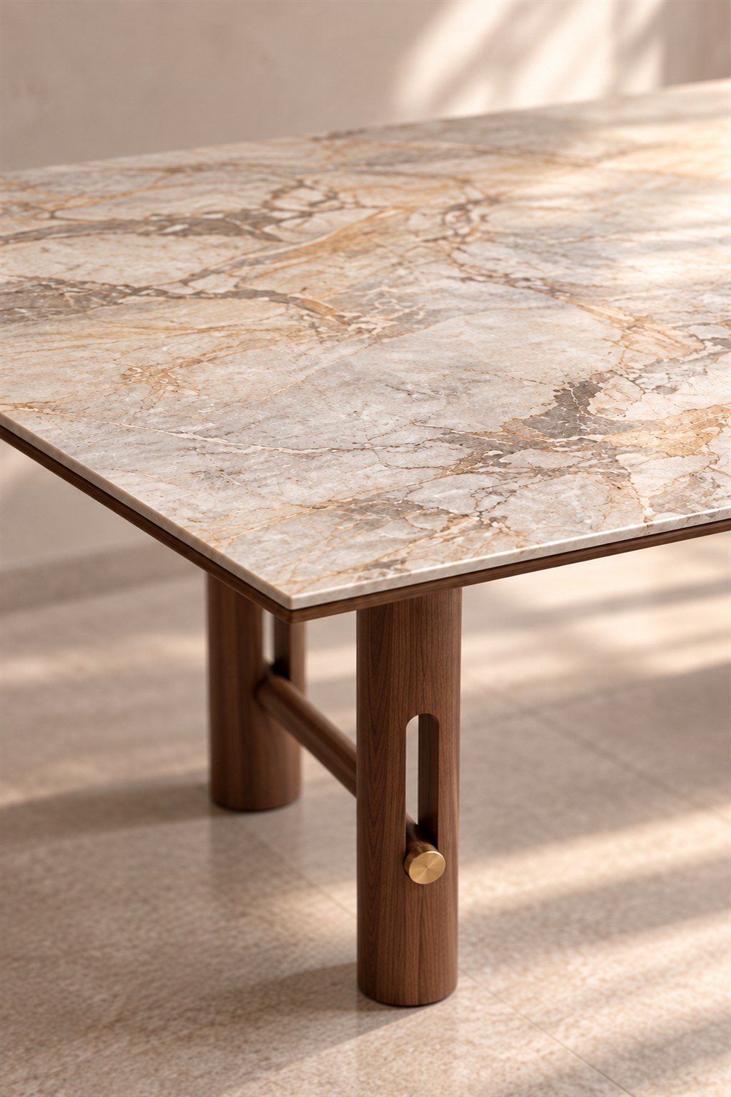 Mesa de Jantar Fendas – detalhe