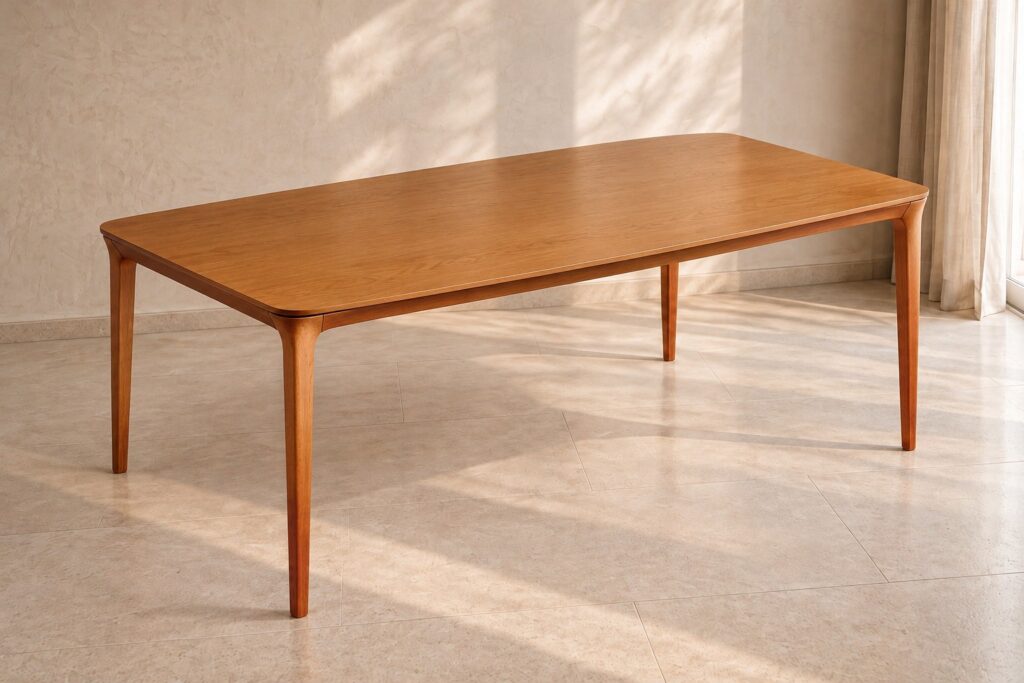 Mesa de Jantar Theo · tampo de carvalho