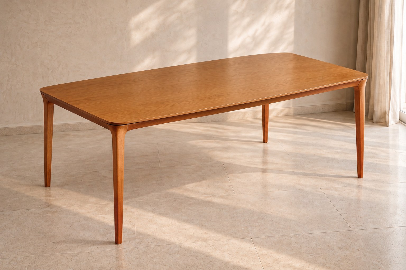 Mesa de Jantar Theo · tampo de carvalho