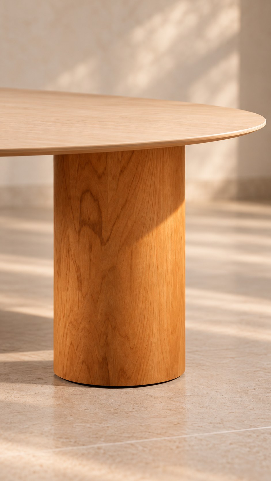 Mesa de Jantar Wood Cylinder – detalhe