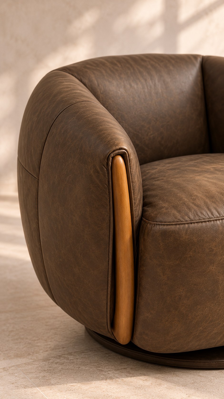 Poltrona Castanha – detalhe