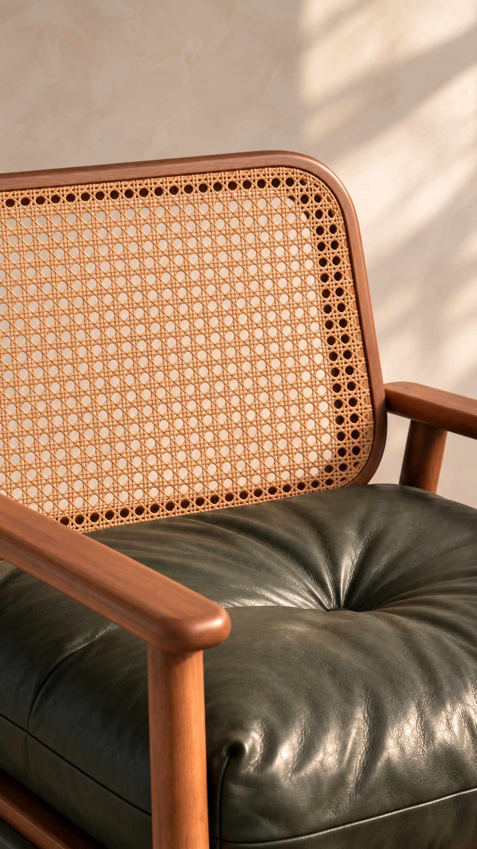 Poltrona Nest com Puff – detalhe