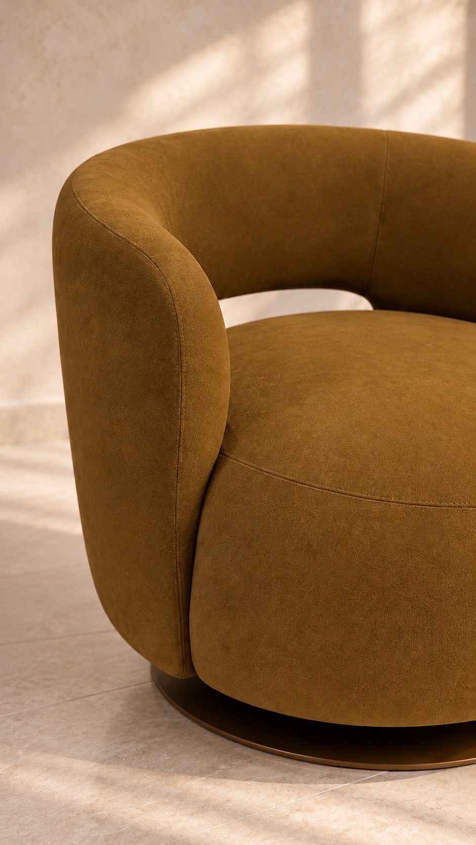 Poltrona Rizzi Mostarda – detalhe